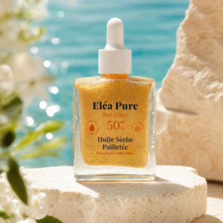 Huile Sèche Pailletée SPF50